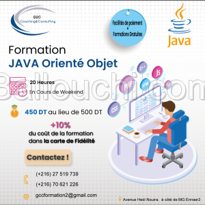 Formation professionnelle en JAVA Orienté Objet