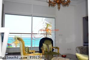 À Vendre Appartement S+2 Pied dans L’eau et vue sur mer à corniche mahdia