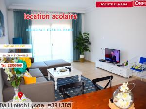 a louer pour l’année scolaire appartement luxueux vue sur mer