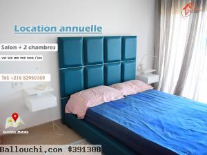 à louer appartement s+2 luxueux vue sur mer à l’année