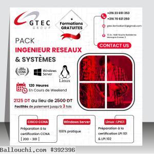 PACK SYSTÈMES ET RÉSEAUX INFORMATIQUES