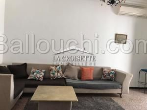 Un rez-de-chaussée S+3 meublé à La Marsa MRCL0050