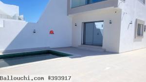 VENTE VILLA NEUVE AVEC PISCINE À HOUMT SOUK DJERBA - RÉF V 628