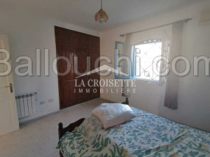 Etage de villa meublé S+1 avec terrasse ZEL0474
