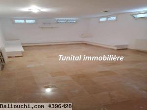 Gammarth zone touristique : A louer villa HST