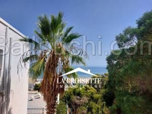 Rez-de-chaussée S+3 vue sur mer à La Marsa ZAL1151