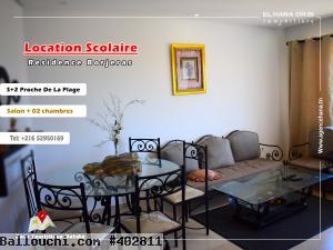 appartement s+2 rz elborj vue sur mer et pied dans l’eau