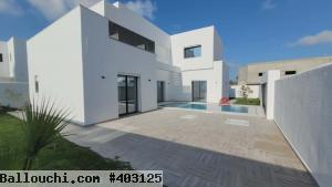 VILLA AVEC PISCINE À MEZRAYA DJERBA ZA - RÉF V620