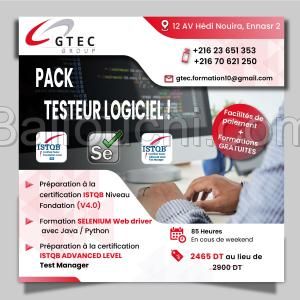 Pack de formation Testeur Logiciel