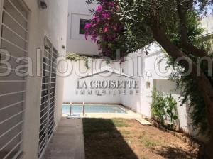 Duplex S+3 avec Jardin et piscine à La Marsa ZDL0242