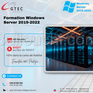 Réduction fin d'année : Formation Windows Server 2019-2022