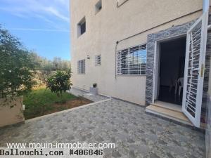 APPARTEMENT MOSAIQUE 2 Mrezka Hammamet Nord AL3433