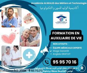 Formation en Auxiliaire de vie
