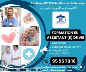 Formation en ASSISTANT (E) de vie