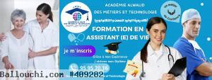 Formation en Auxiliaire de vie