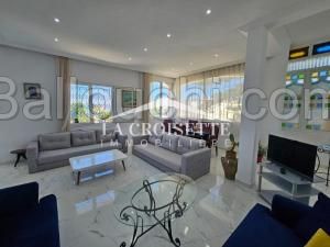 etage de villa meublé s+2 vue sur mer à La Marsa MAL3504