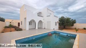 VILLA SANS MEUBLES À HOUMT SOUK DJERBA - RÉF L767