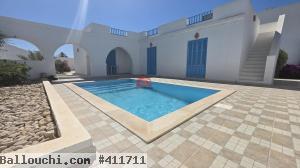 PETITE VILLA AVEC PISCINE À MIDOUN DJERBA ZU - RÉF V716